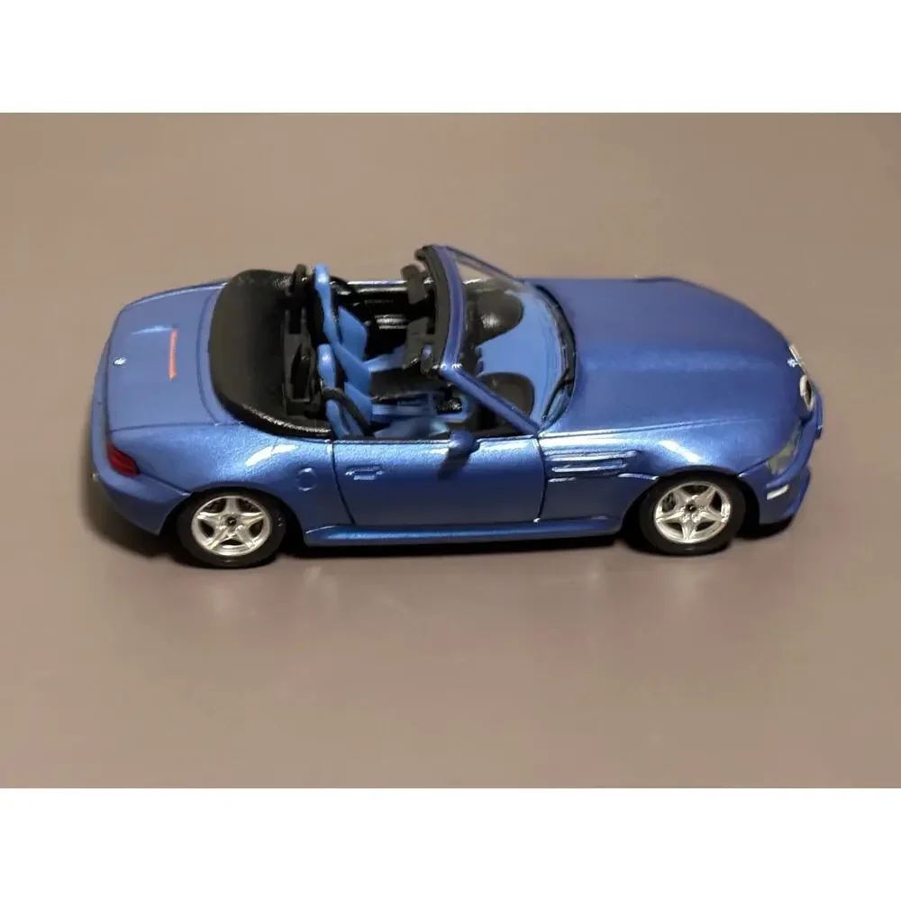 Vintage 1996 Burago BMW M Roadster 1/24 Model Blue Die  Cast